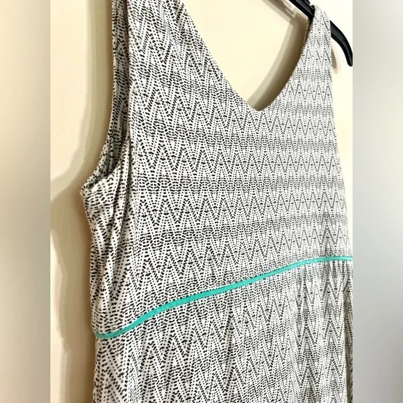 ATHLETA Women’s Santorini Ombré Boho Geometric Sleeveless Tank Dress Size‎ Small - Picture 9 of 14